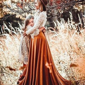 Elegant Women's Orange Skirt